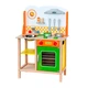 Дитяча кухня Viga Toys з дерева з посудом (50957FSC) - зображення 1