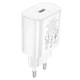 Мережевий зарядний пристрій HOCO N22 Jetta Type-C cable 25W White - изображение 9