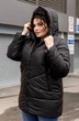 Женская зимняя куртка с капюшоном MODA 000113 L (48) Черный (М-000113/1 A) - изображение 3
