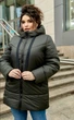 Женская зимняя куртка с капюшоном MODA 000113 L (48) Хаки (М-000113/2 A) - изображение 7