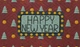 Новогодний коврик в коридор "New Year" 45см*75см на резиновой основе 602-157 - изображение 1