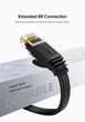 Патч-корд UGREEN NW102 RJ-45 Cat6 U/UTP 1000Mbps 0.5m Black (20158) - зображення 3