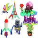 3D ручка с трафаретами для рисования c дисплеем 3D Pen-2 с пластиком 3Д ручка для детей Желтая - изображение 4