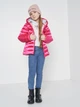 Детская демисезонная куртка для девочки Minoti 12COAT 7 37625KID 80-86 см Малиновая (5059030967895) - изображение 3