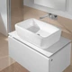 Умивальник 60 на 40 см накладний прямокутний VILLEROY & BOCH 41276001 - зображення 4