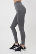 Безшовні легінси жіночі з мікрофібри Giulia LEGGINGS 02 S/M Grey-poppy seed - изображение 2