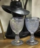 Набір келихів для вина із кольорового скла Glassware 6 шт 300 мл Блакитний (Сітка) 5280С - зображення 5