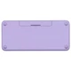 Клавиатура Logitech K380 Multi-Device Bluetooth UA Lavender Lemonade (920-011166) - изображение 4