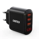 Сетевое зарядное устройство Choetech (3USBх2.4A) Black (Q5009-EU) - изображение 1