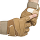 Перчатки тактические короткие Han-Wild HW72 мужские беспалые Sand Khaki XL TR_9876-42471 - изображение 4