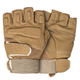 Перчатки тактические короткие Han-Wild HW72 мужские беспалые Sand Khaki L TR_9876-42469 - изображение 1