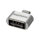 Перехідник Remax RA-OTG з Micro USB на OTG Сріблястий - зображення 1
