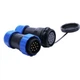 Роз'єм герметичний SZC28 12P-F-M (12pin, 10A, 380V) - зображення 1