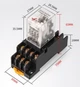 Реле електромагнітне HH54P (MY4NJ) DC24V, 5А з колодкою PYF14A під DIN-рейку - зображення 3