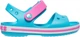 Детские сандалии (босоножки) Crocs Crocband Sandal Kids 33 темно-бирюзовый/розовый 12856 - изображение 6