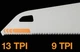 Ручна пилка Fiskars PowerTooth 500 мм 9 TPI 1062919 (6411501201126) - зображення 4