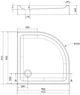 Душевой поддон CERSANIT Tako 90x90 S204-004 - изображение 6