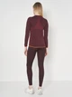 Комплект термобелья женский демисезонный Alpine Crown ACSTU-170402 L/XL Темно-красный (2115207461603) - изображение 2