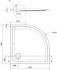 Душевой поддон CERSANIT Tako 90x90 S204-002 - изображение 3