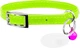 Ошейник Collar WAUCAT GLAMOUR с резинкой, клеевыми стразами Для кошек (ширина 9 мм, Длина 22-30 см) Салатовый (32545Collar) - изображение 1