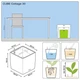 Умный вазон Lechuza Cube Cottage 30 12 л белый 15376 - изображение 4