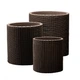 Вазон Keter Cylinder Planter M 18 л коричневий - зображення 1