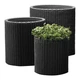 Вазон Keter Cylinder Planter S 7 л сірий - зображення 1