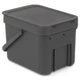 Мусорное ведро Brabantia Sort&Go 6 л темно-серый 109720 (00800380) - изображение 7