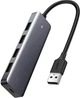 USB-хаб Ugreen CM219 USB 3.0 to 4-Port USB 3.0 Hub Space Gray (UGR-50985) - изображение 1