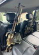 Тактичний Органайзер на спинку сидіння MOLLE панель для зброї АК з додатковими кріпленнями Чорна - изображение 6