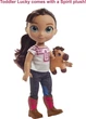 Большая кукла Лаки с плюшевой лошадкой Спирит Mattel Spirit Untamed Toddler Lucky Doll - изображение 5