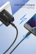 Кабель UGREEN US289 USB 2.0 to Micro-USB 480 Mbps 2A 1m Black (60136) - изображение 4