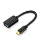 Переходник UGREEN US154 USB-C Male to USB 3.0 Female OTG Black (30701) - изображение 1