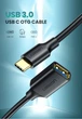 Переходник UGREEN US154 USB-C Male to USB 3.0 Female OTG Black (30701) - изображение 6