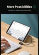 Переходник UGREEN US154 USB-C Male to USB 3.0 Female OTG Black (30701) - изображение 7