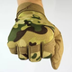 Рукавички чоловічі тактичні Tactical Gloves військові мультикам розмір L Код 33-0019 - зображення 5