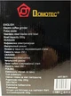 Кофемолка Domotec MS-1108 электрическая профессиональная из нержавеющей стали Красная - изображение 5