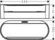 Полиця глибока Hansgrohe WallStoris 25.0 x 10.0 x 7.1 см Matt White 27912700 - зображення 3