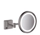 Дзеркало для гоління hansgrohe AddStoris 41790340 з підсвічуванням LED чорний матовий хром - изображение 1