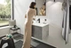 Смеситель для умывальника Hansgrohe Finoris 110 с донным клапаном push-open Matt Black 76023670 - изображение 3