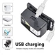 Фонарь налобный SL09-1L2+COB +LED (Red+Green+Blue), ЗУ Type-C, датчик движения, встроенный аккумулятор, магнит - изображение 4