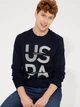 Світшот чоловічий U.S. Polo Assn G081SZ082-000-1499765 2XL Синій (8682733977242) - зображення 4