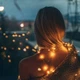 Гірлянда світлодіодна нитка "крапля роси" 10м 100 LED на батарейках 220В жовта - зображення 7