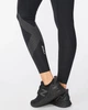 Женские компрессионные тайтсы 2XU, Motion Mid-Rise Compression Tights, S, черный/точечный светоотражающий принт - изображение 6