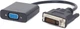 Adapter Cablexpert DVI-D - VGA 0,2 m Czarny (A-DVID-VGAF-01) - obraz 1