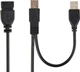 Кабель Cablexpert USB-A - USB-F 1.8 м Черный (CCP-USB22-AMAF-6) - изображение 1