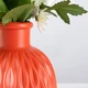 Ваза для квітів пластикова МВМ MY HOME 15 см Коралова (DH-FLOWERS-09 CORAL) - изображение 5