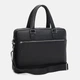 Мужская кожаная сумка Borsa Leather K16613-1-black - изображение 2