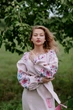 Сукня-вишиванка Vyshyvanka "Петриківський розпис" 48 Рожеве 4549 - зображення 2
