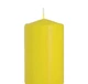 Набір свічок 4 шт. циліндр Bispol AURA Candles Жовті (sw40/60-010) - изображение 4